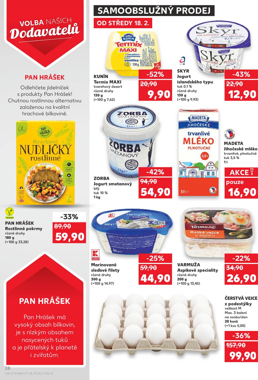 Leták Kaufland - Kaufland 18.2. - 24.2. - Kaufland - Třeboň - strana 28