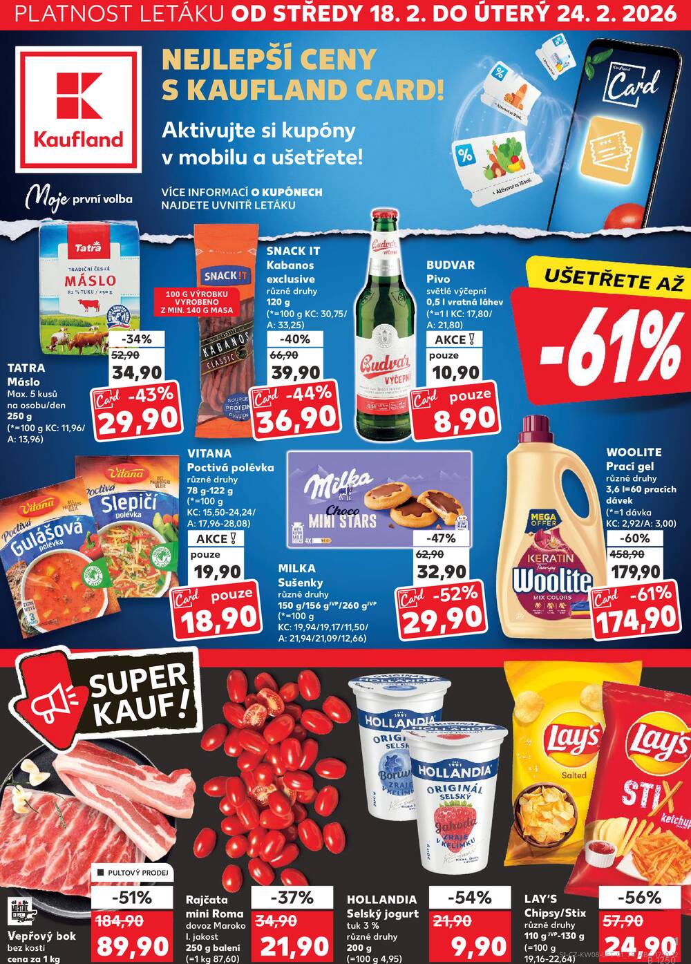 Leták Kaufland - Kaufland 18.2. - 24.2. - Kaufland - Mladá Boleslav - strana 1 Leták Kaufland - Kaufland 18.2. - 24.2. - Kaufland - Mladá Boleslav - strana 1