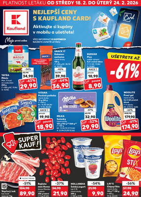 Leták Kaufland 18.2. - 24.2. - Kaufland - Klatovy