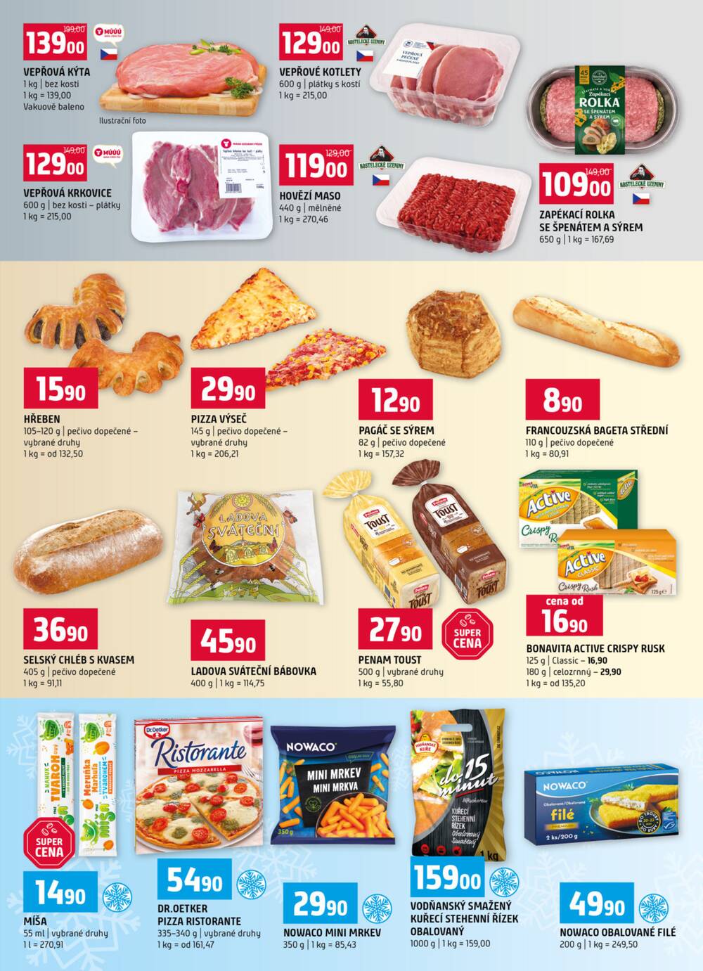 Terno Třeboň, Týn n. Vlt., Bechyně, České Budějovice, Hradec Králové, Olomouc, Borovany od 25.2. do 3.3.2026