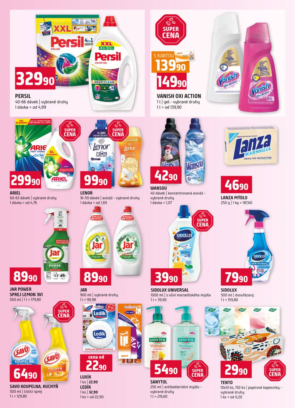 Terno Třeboň, Týn n. Vlt., Bechyně, České Budějovice, Hradec Králové, Olomouc, Borovany od 25.2. do 3.3.2026