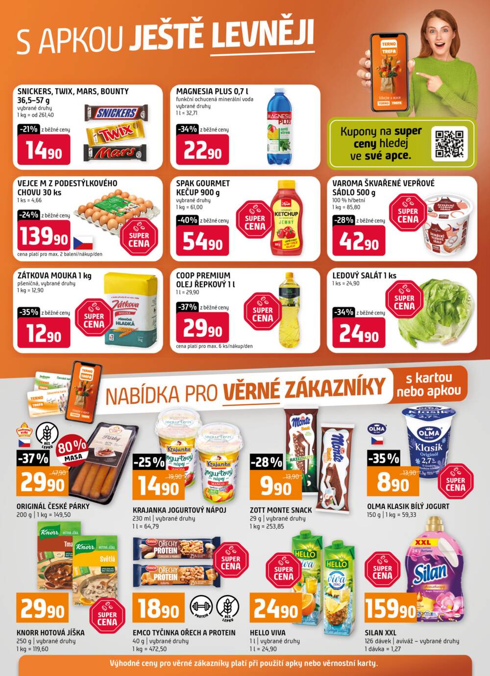 Leták Terno - Terno Třeboň, Týn n. Vlt., Bechyně, České Budějovice, Hradec Králové, Olomouc, Borovany od 25.2. do 3.3.2026 - strana 19