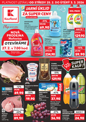 Leták Kaufland 25.2. - 3.3. - Kaufland - Chrudim