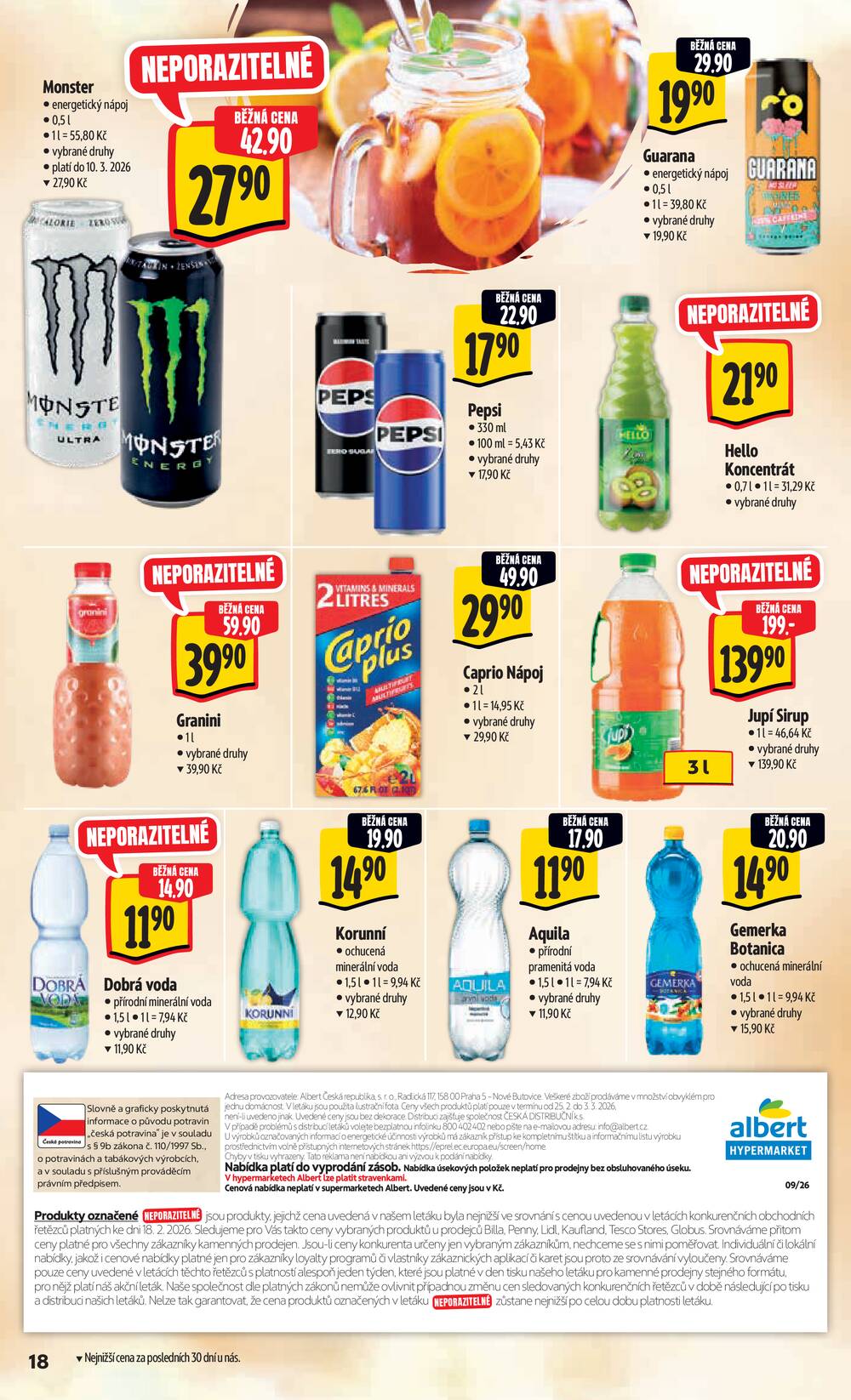 Albert  Hypermarket od 25.2. do 3.3.2026