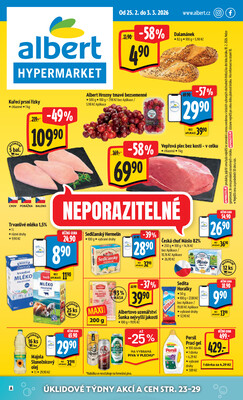 Leták Albert  Hypermarket od 25.2. do 3.3.2026