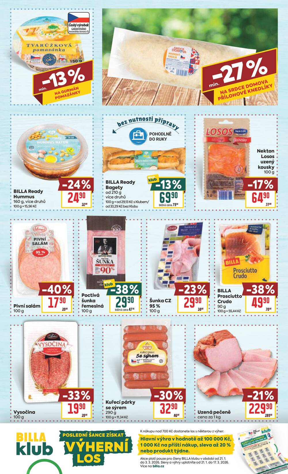BILLA od 25.2. do 3.3.2026