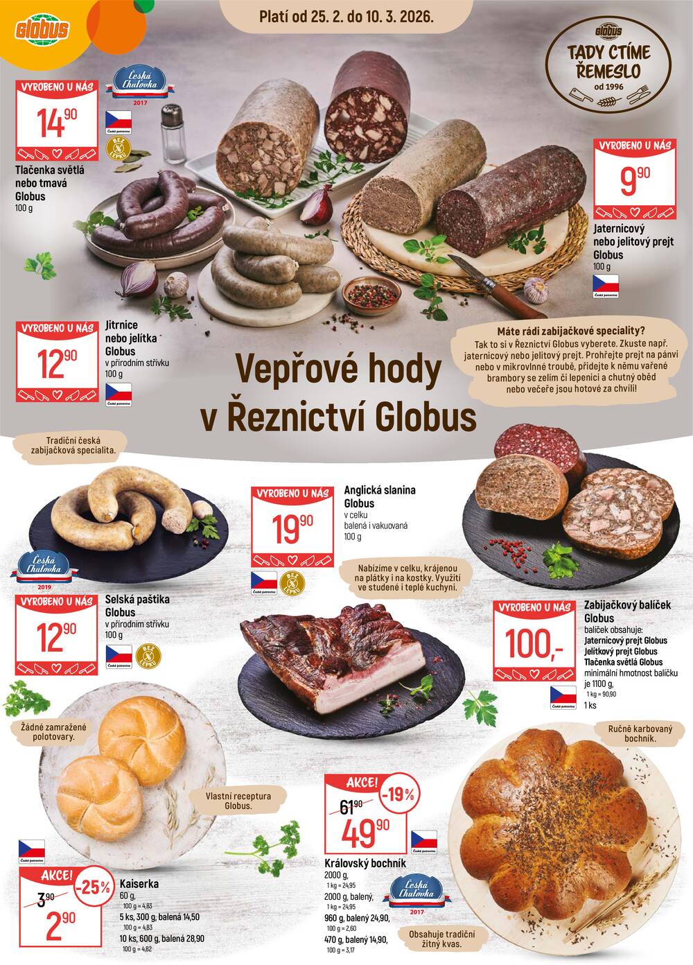 Akční leták Globus 25.2. - 10.3.2026 - Globus Havířov