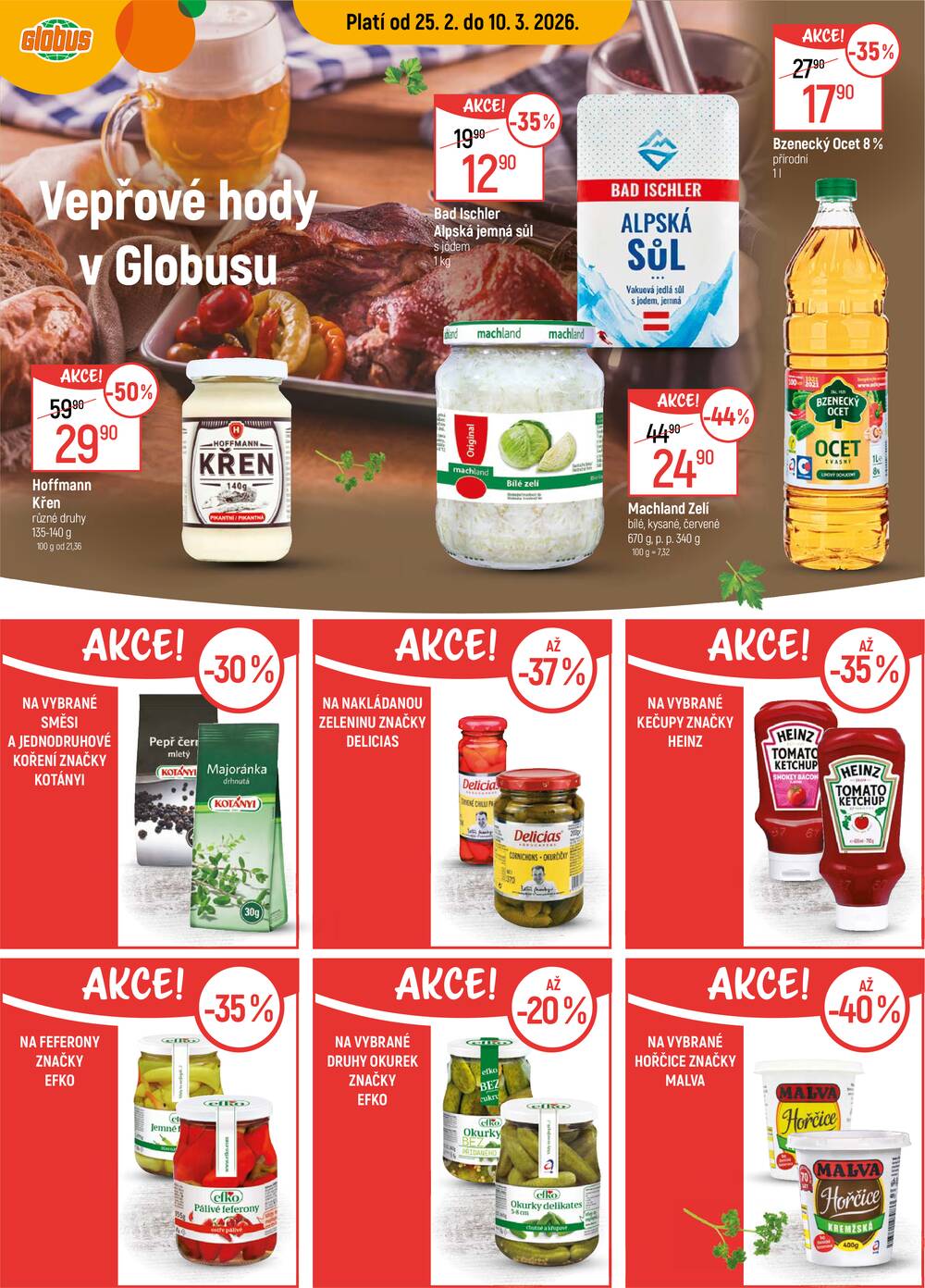 Akční leták Globus 25.2. - 3.3.2026 - Globus Olomouc