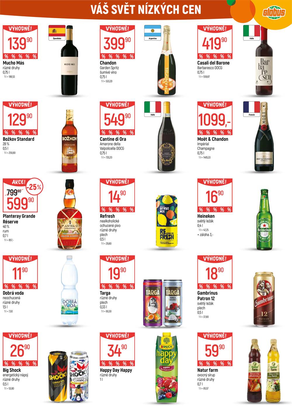 Akční leták Globus 25.2. - 3.3.2026 - Globus Olomouc