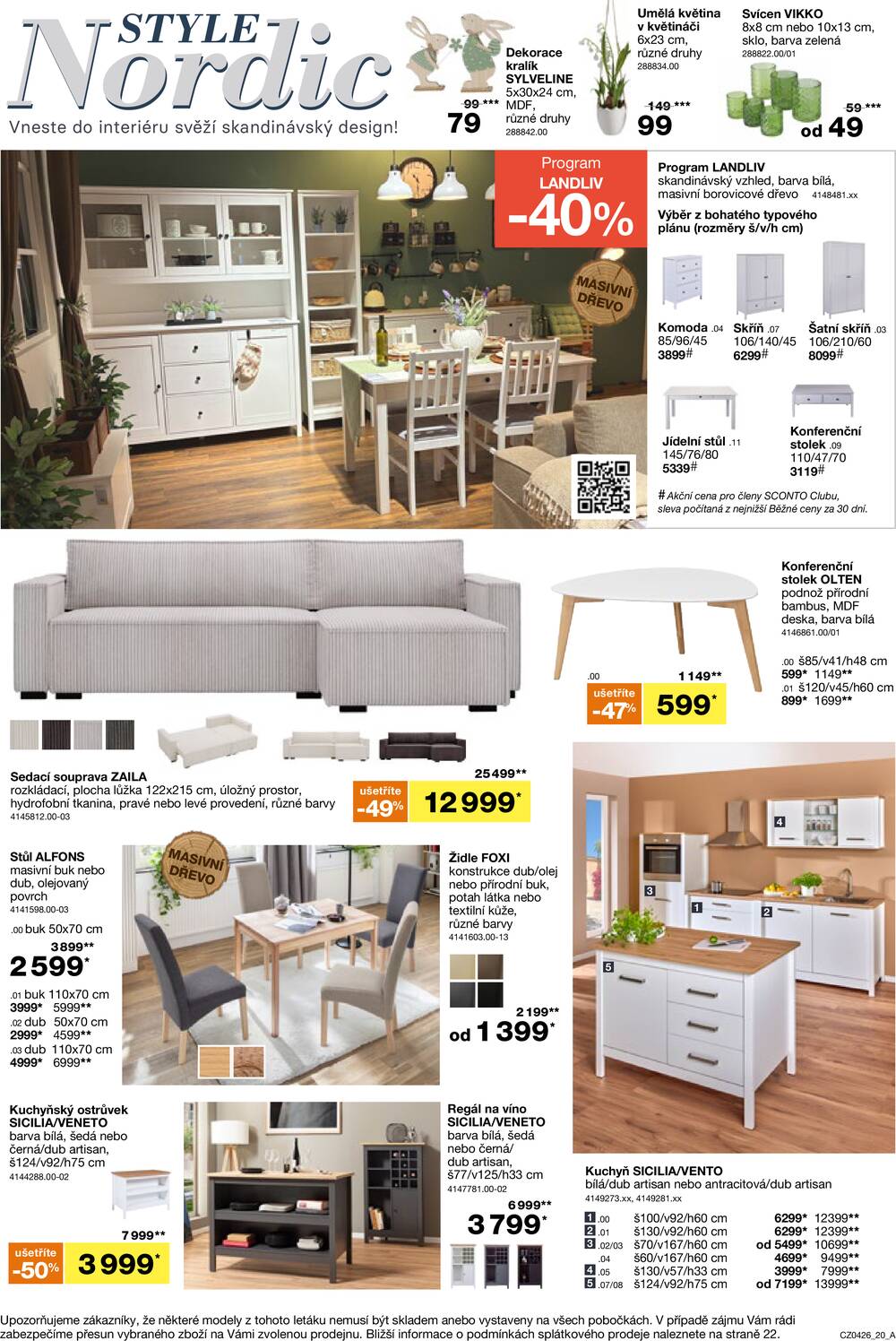 Sconto nábytek od 4.3. do 24.3.2026