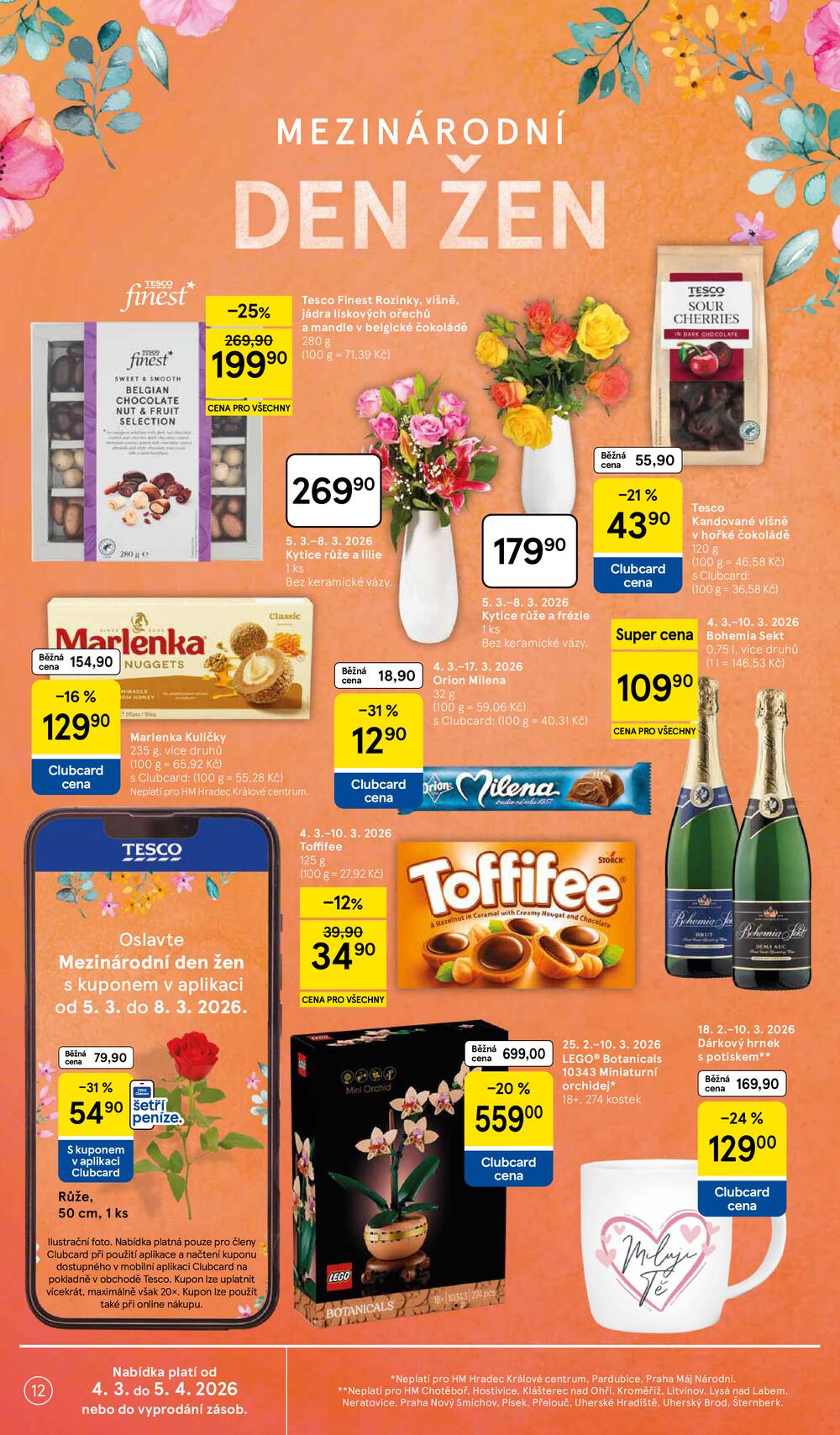 Tesco malé hypermarkety od 4.3. do 10.3.2026