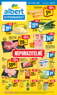 Leták Albert Hypermarket Jihomoravský od 4.3. do 10.3.2026