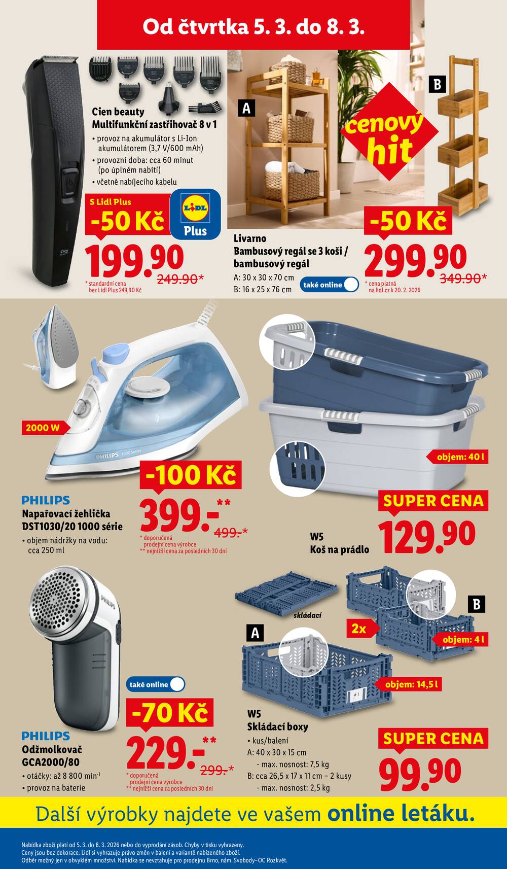 Lidl Čtvrtek od 5.3. do 8.3.2026