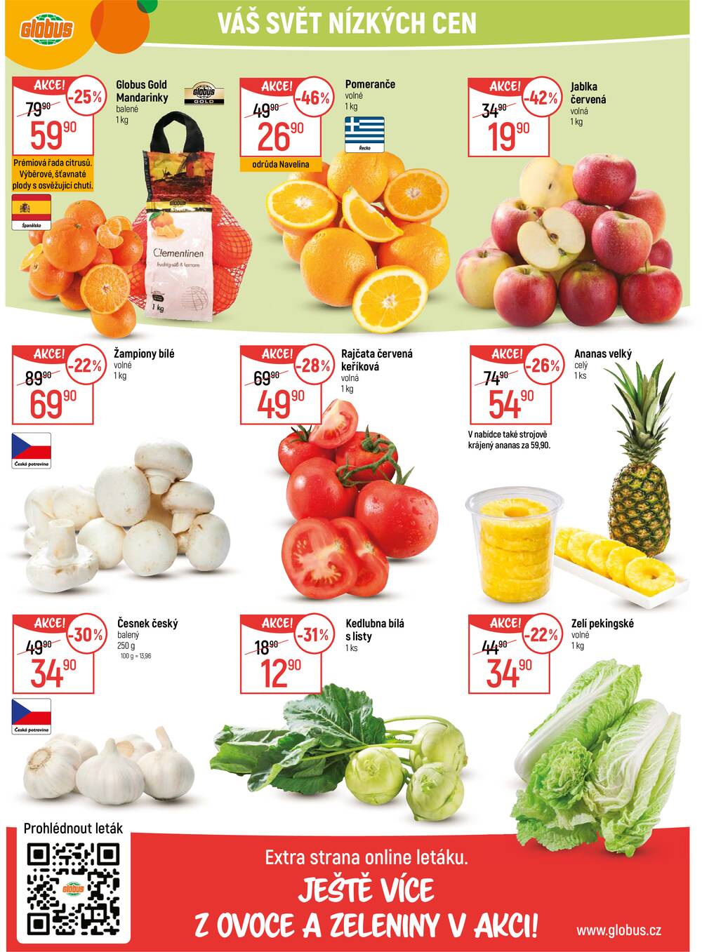Akční leták Globus 4.3. - 10.3.2026 - Globus Praha - Zličín