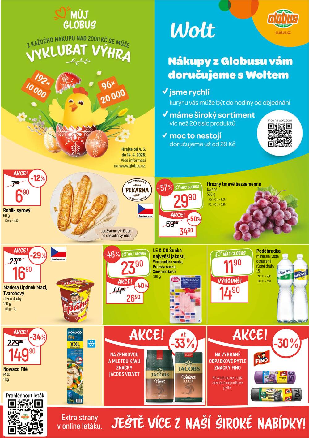 Leták Globus - Akční leták Globus 4.3. - 10.3.2026 - Globus České Budějovice - strana 2 Leták Globus - Akční leták Globus 4.3. - 10.3.2026 - Globus České Budějovice - strana 2