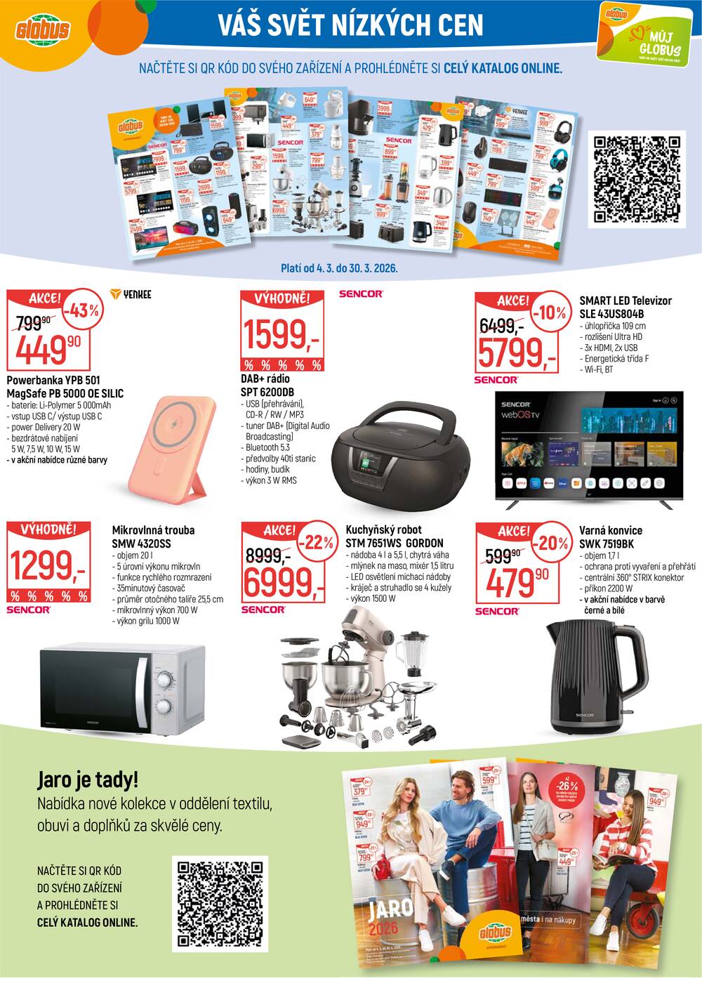 Leták Globus - Akční leták Globus 4.3. - 10.3.2026 - Globus Chomutov - strana 28