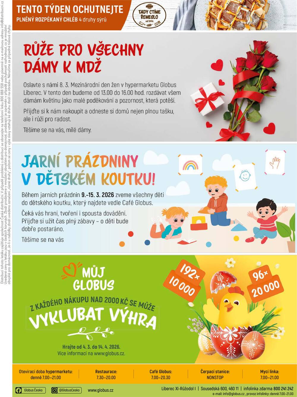 Leták Globus - Akční leták Globus 4.3. - 10.3.2026 - Globus Liberec - strana 29