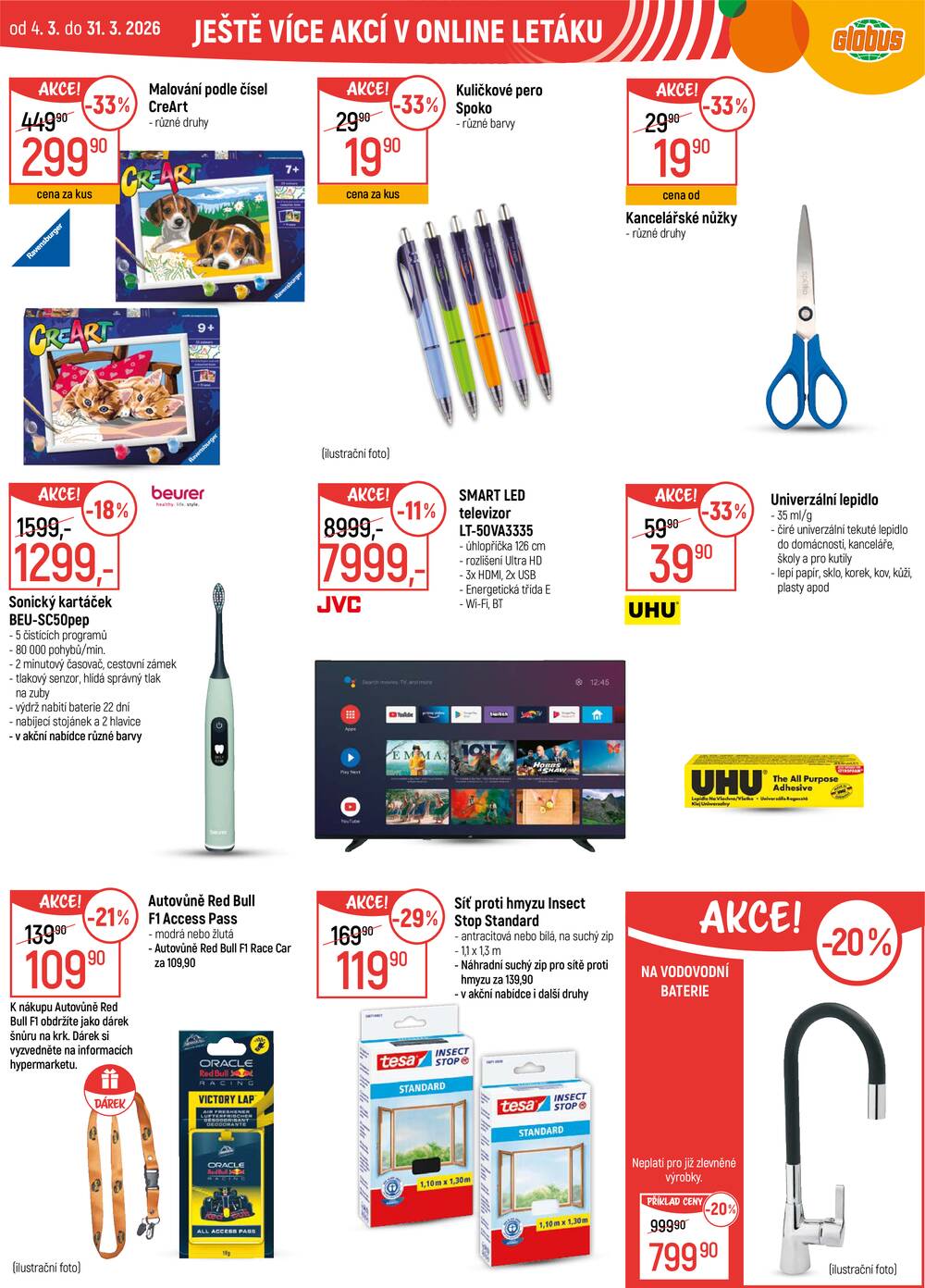 Akční leták Globus 4.3. - 10.3.2026 - Globus Olomouc