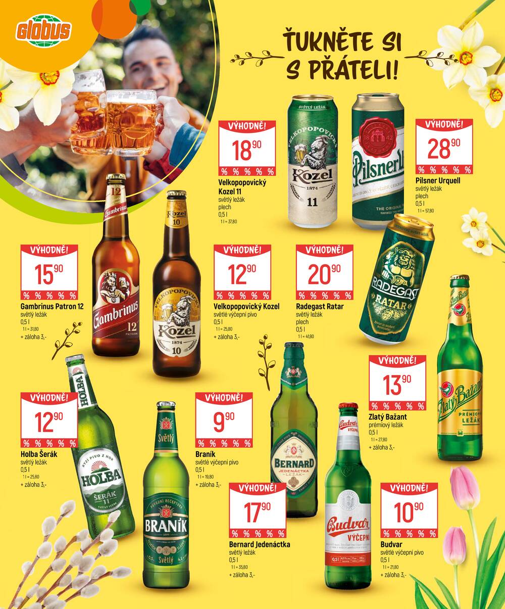 Akční leták Globus 4.3. - 5.4.2026 - Globus Pardubice