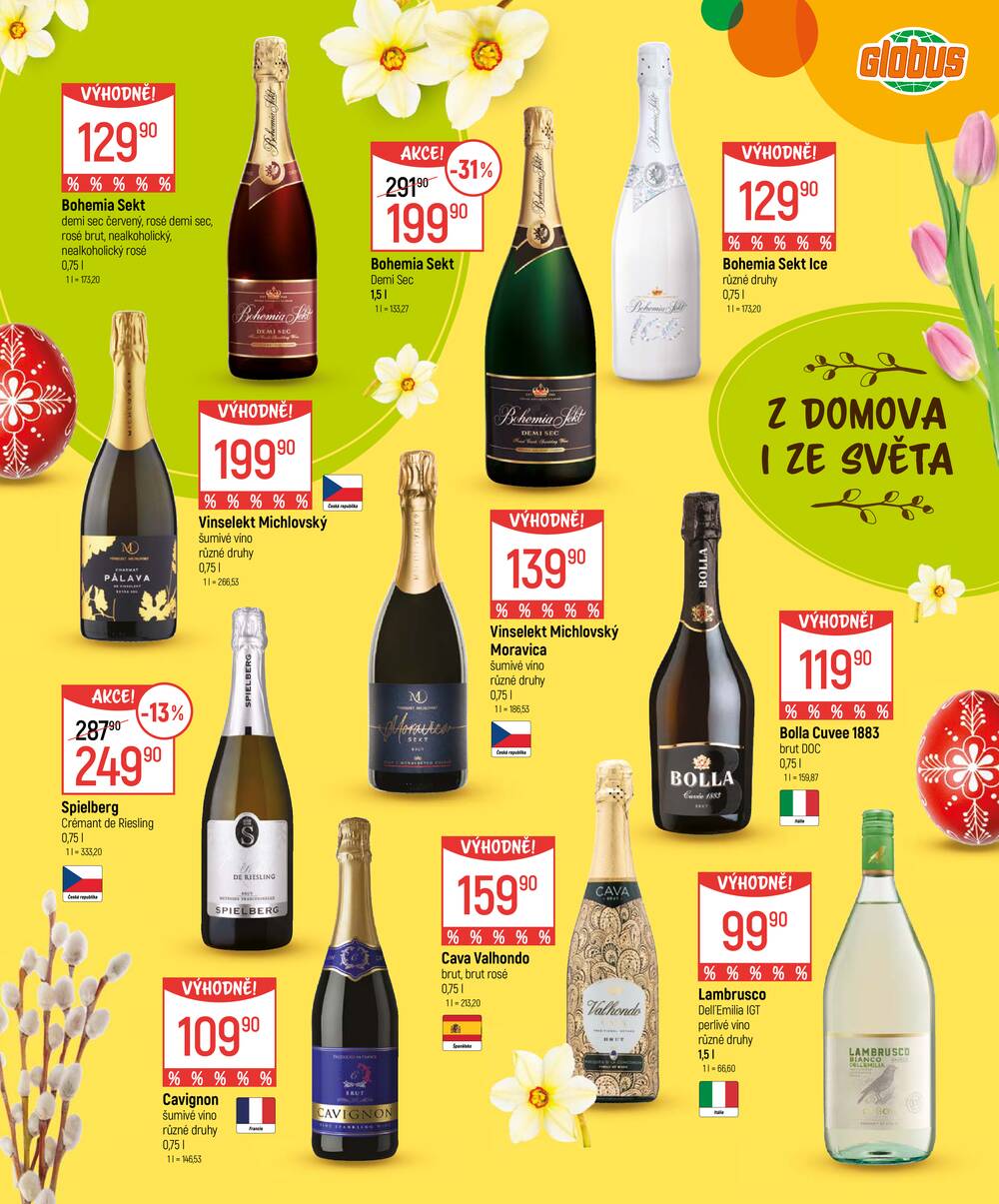 Akční leták Globus 4.3. - 5.4.2026 - Globus Chotíkov u Plzně