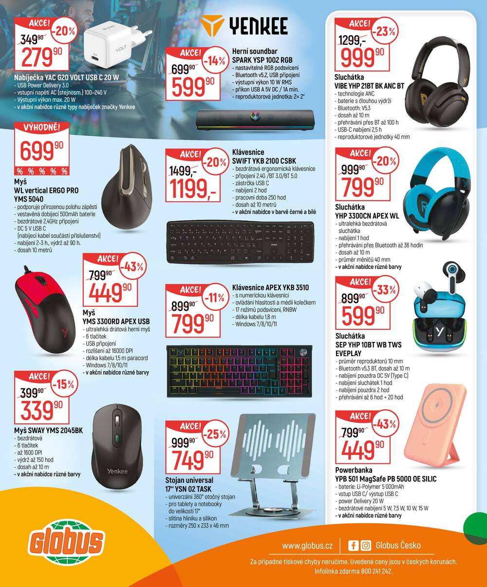 Akční leták Globus 4.3. - 30.3.2026 - Globus Chotíkov u Plzně