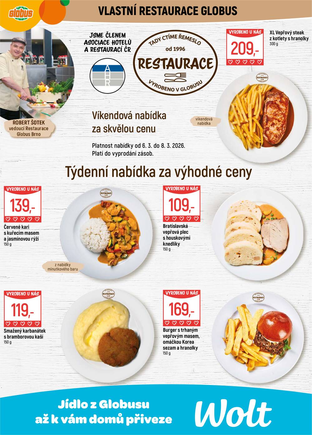 Akční leták Globus 4.3. - 10.3.2026 - Globus Brno Ivanovice