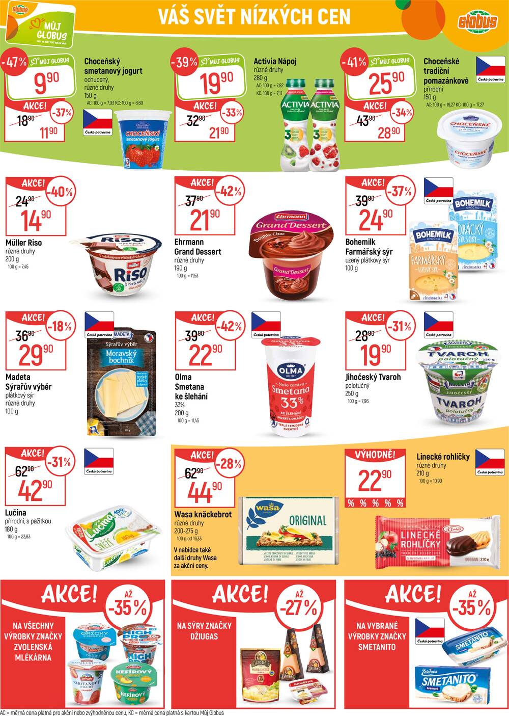Akční leták Globus 4.3. - 10.3.2026 - Globus Brno Ivanovice
