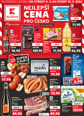 Leták Kaufland 4.3. - 10.3. - Kaufland - Uherský Brod