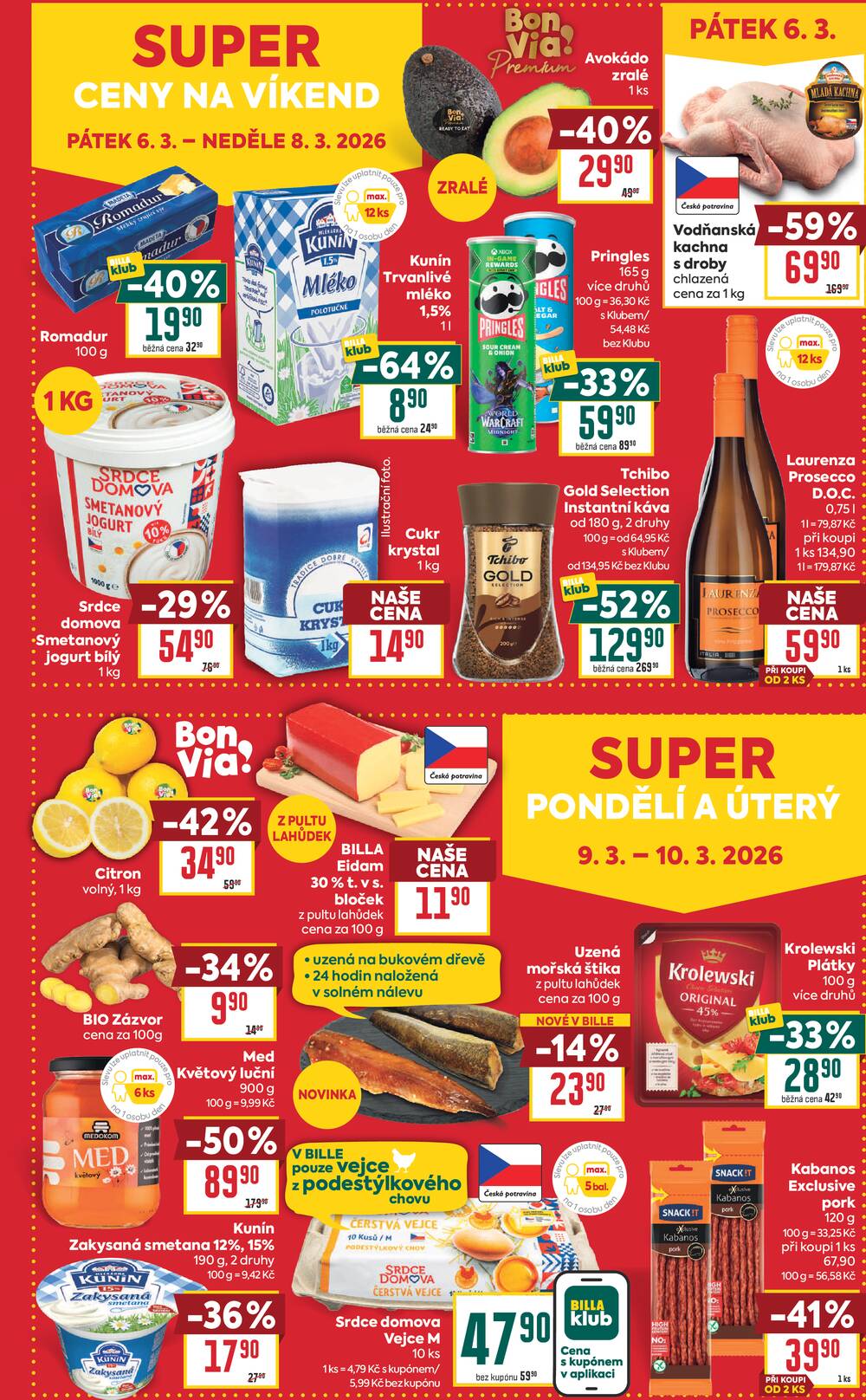 BILLA malý leták od 4.3. do 10.3.2026