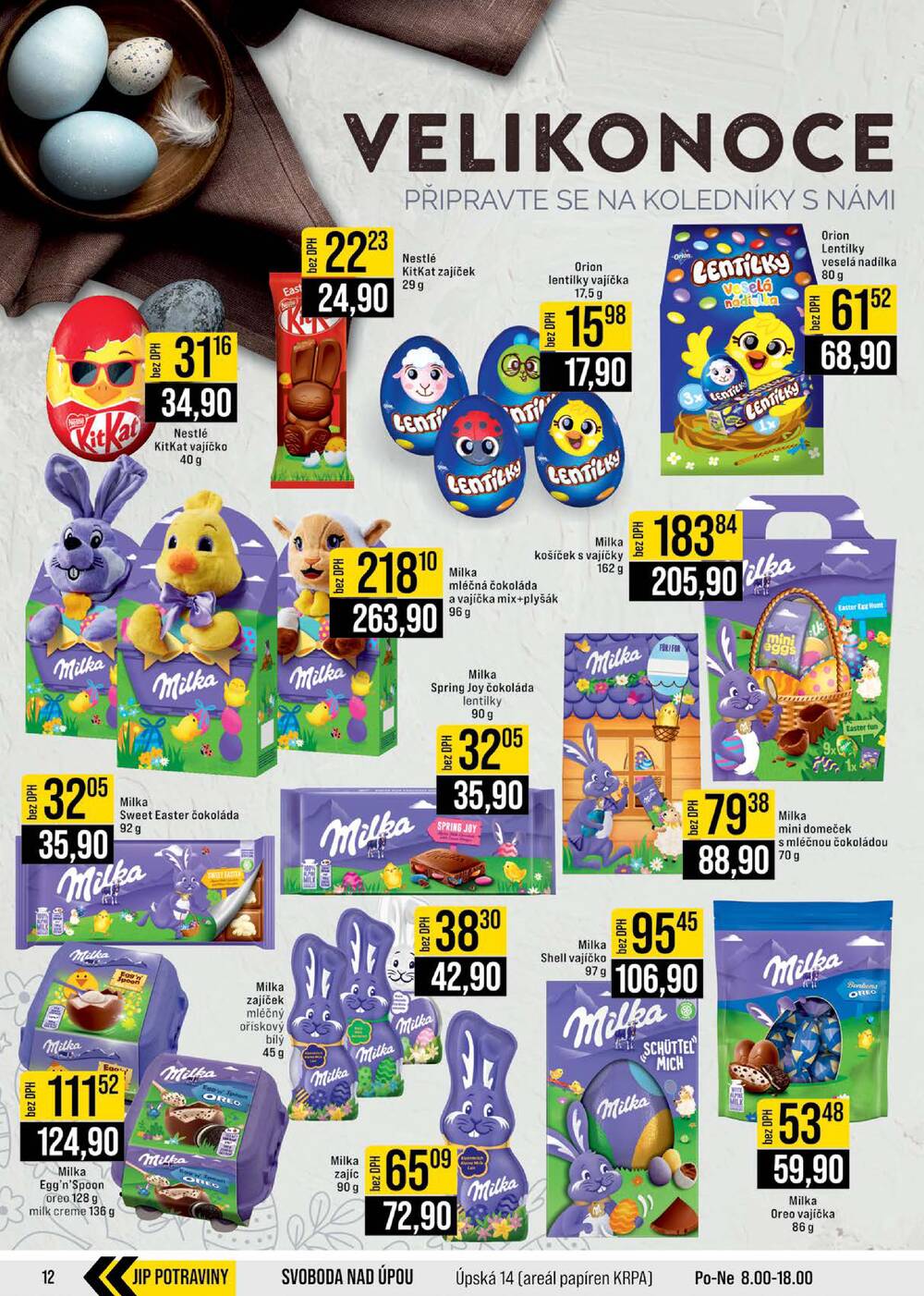 JIP Cash & Carry České Budějovice, Most, Náchod, Polička, Sušice a Svoboda nad Úpou od 4.3. do 10.3.2026