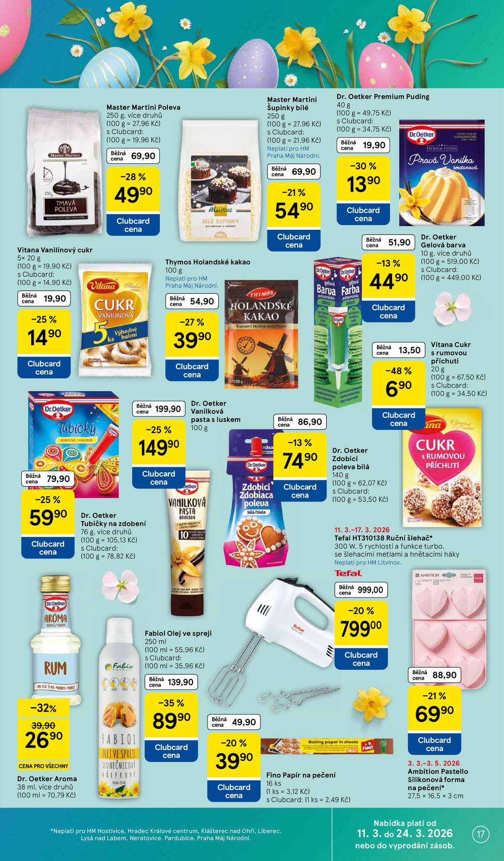 Tesco malé hypermarkety od 11.3. do 17.3.2026