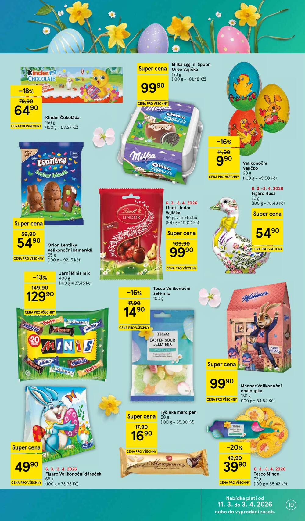 Tesco malé hypermarkety od 11.3. do 17.3.2026