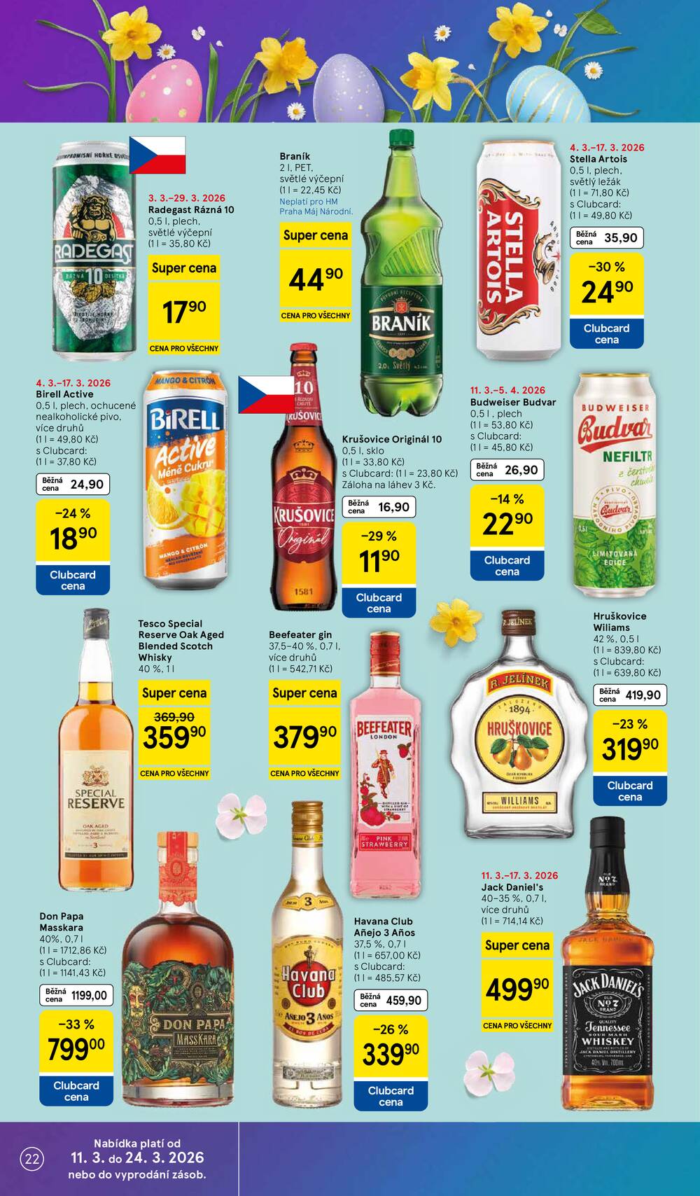 Leták Tesco - Tesco malé hypermarkety od 11.3. do 17.3.2026 - strana 22