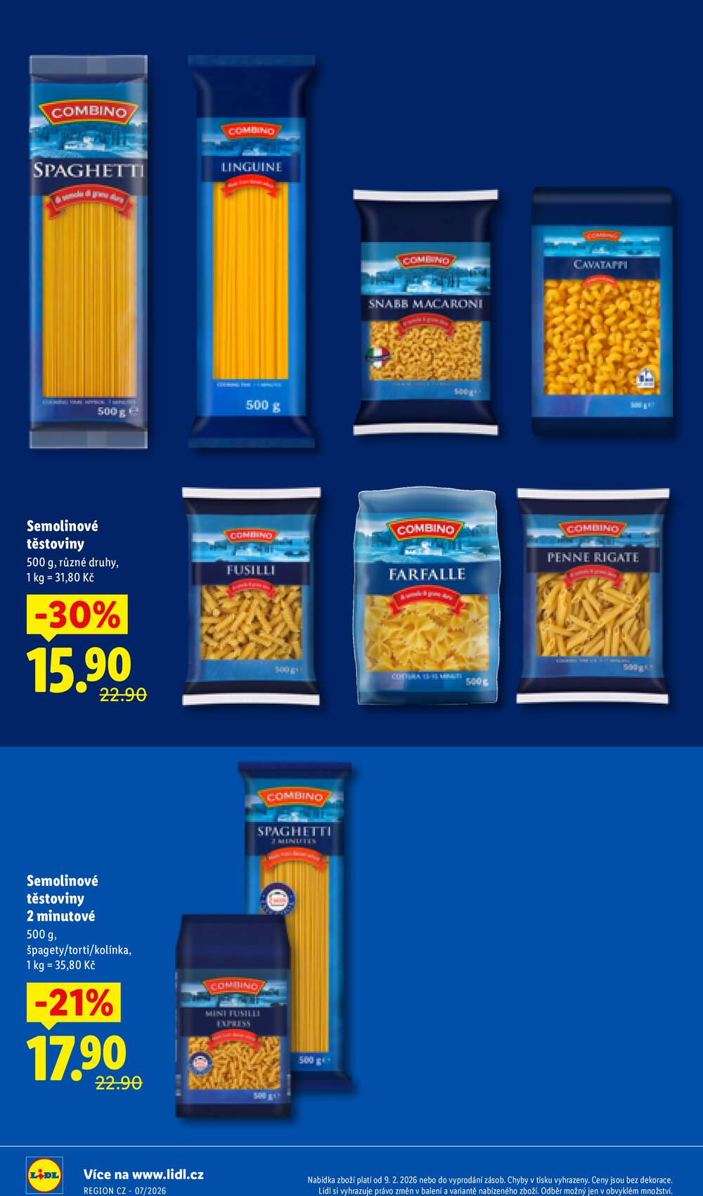 Lidl Ceny v klidu od 9.2. 