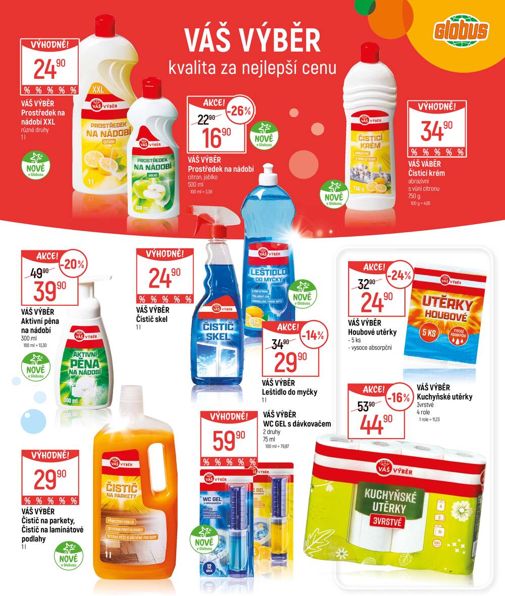 Akční leták Globus 11.3. - 5.4.2026 - Globus Chomutov