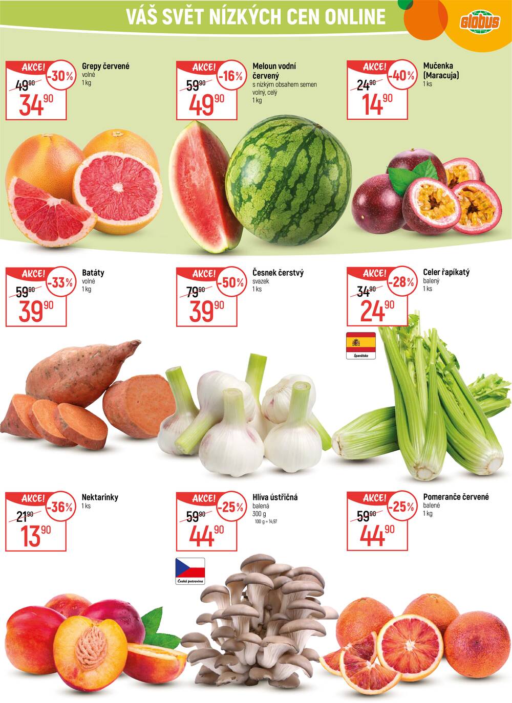 Akční leták Globus 11.3. - 17.3.2026 - Globus Chomutov