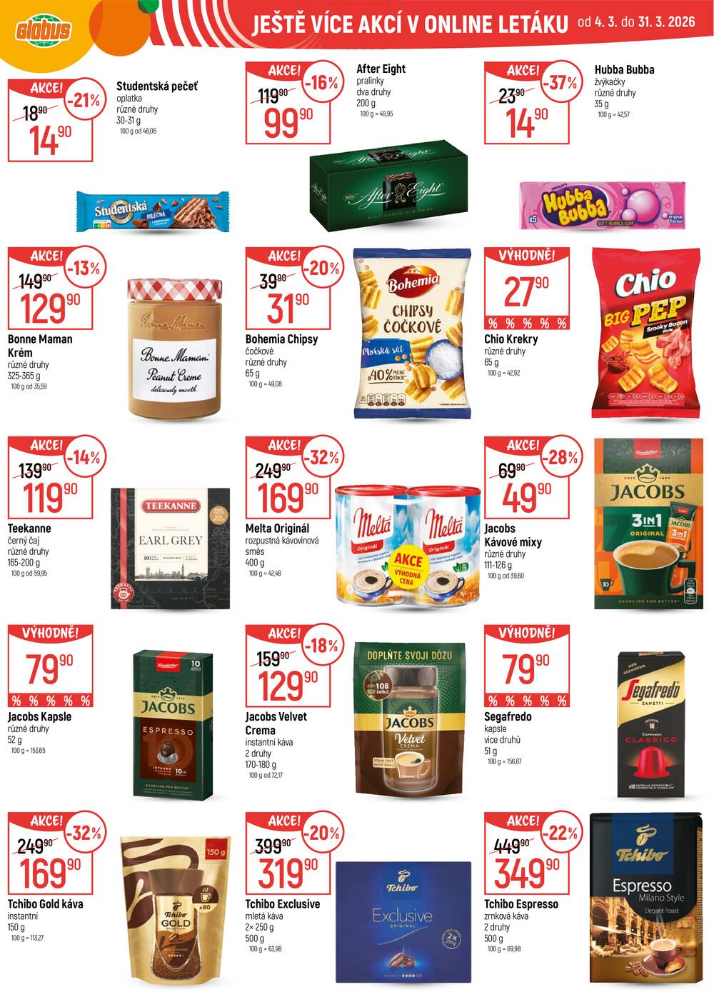 Akční leták Globus 11.3. - 17.3.2026 - Globus Chomutov