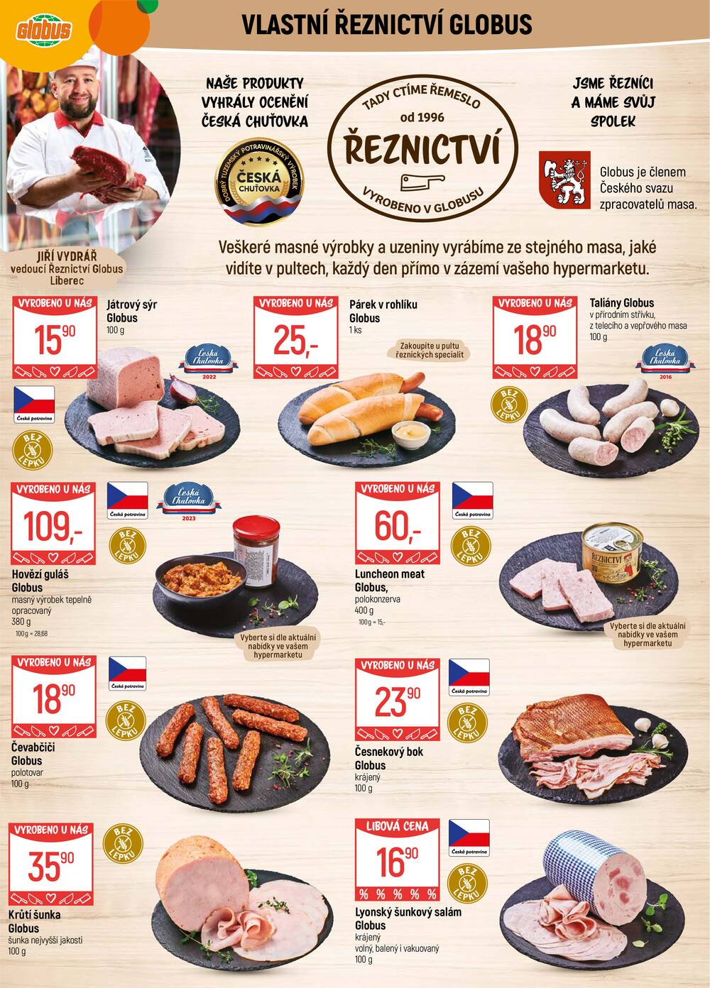 Leták Globus - Akční leták Globus 11.3. - 17.3.2026 - Globus Liberec - strana 6 Leták Globus - Akční leták Globus 11.3. - 17.3.2026 - Globus Liberec - strana 6