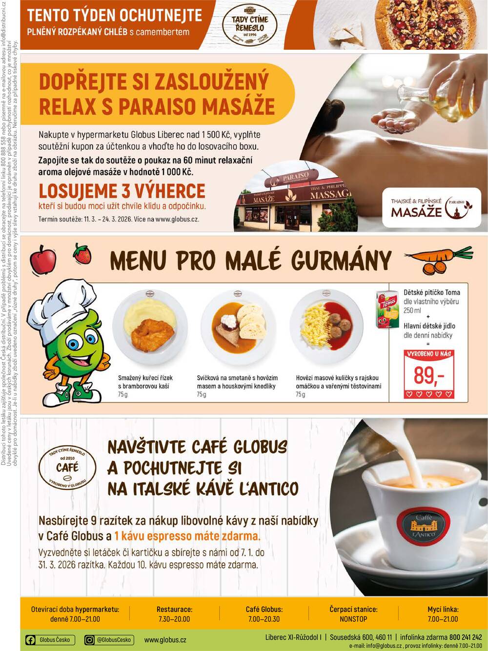Akční leták Globus 11.3. - 17.3.2026 - Globus Liberec