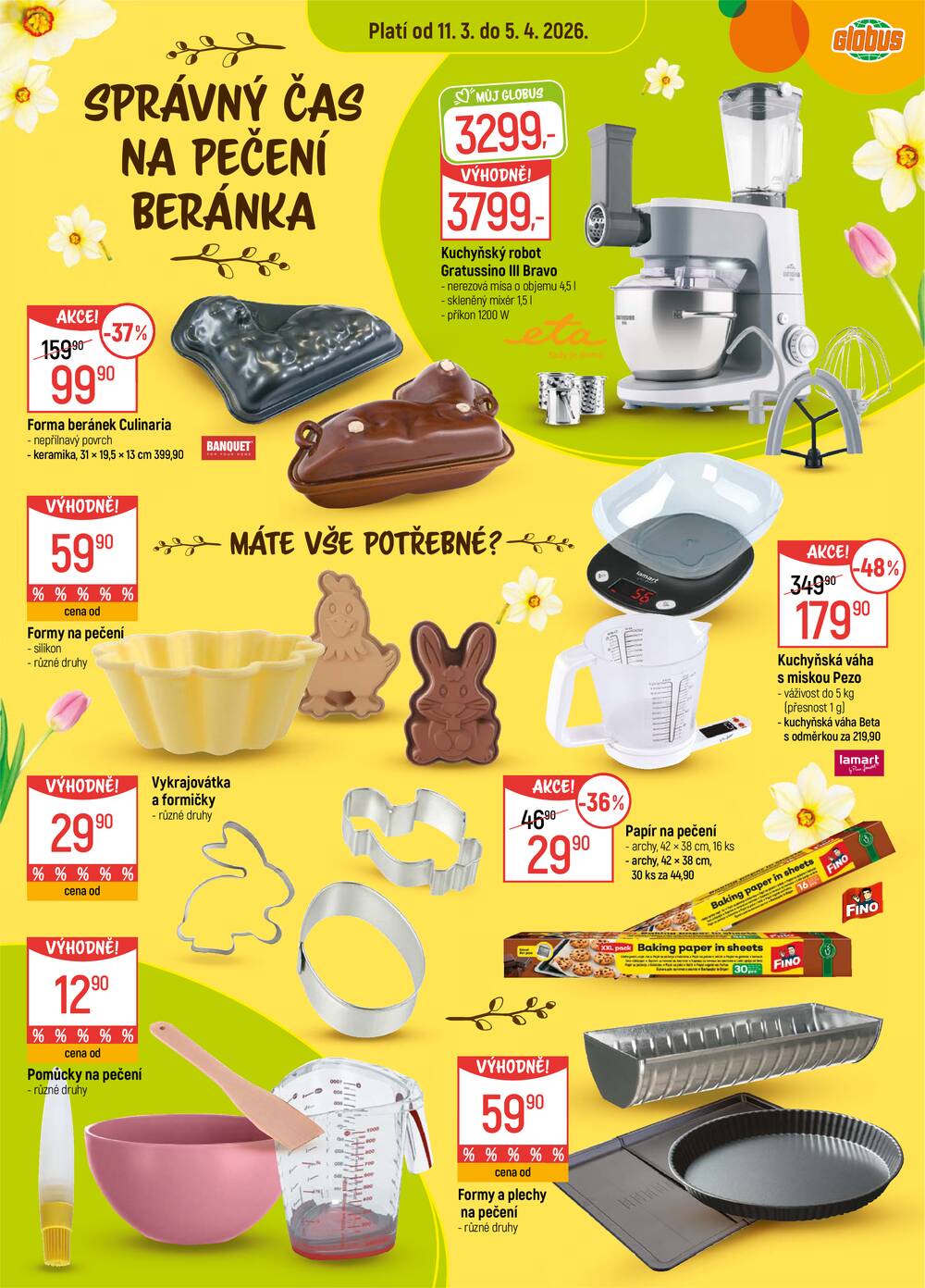 Akční leták Globus 11.3. - 17.3.2026 - Globus Opava
