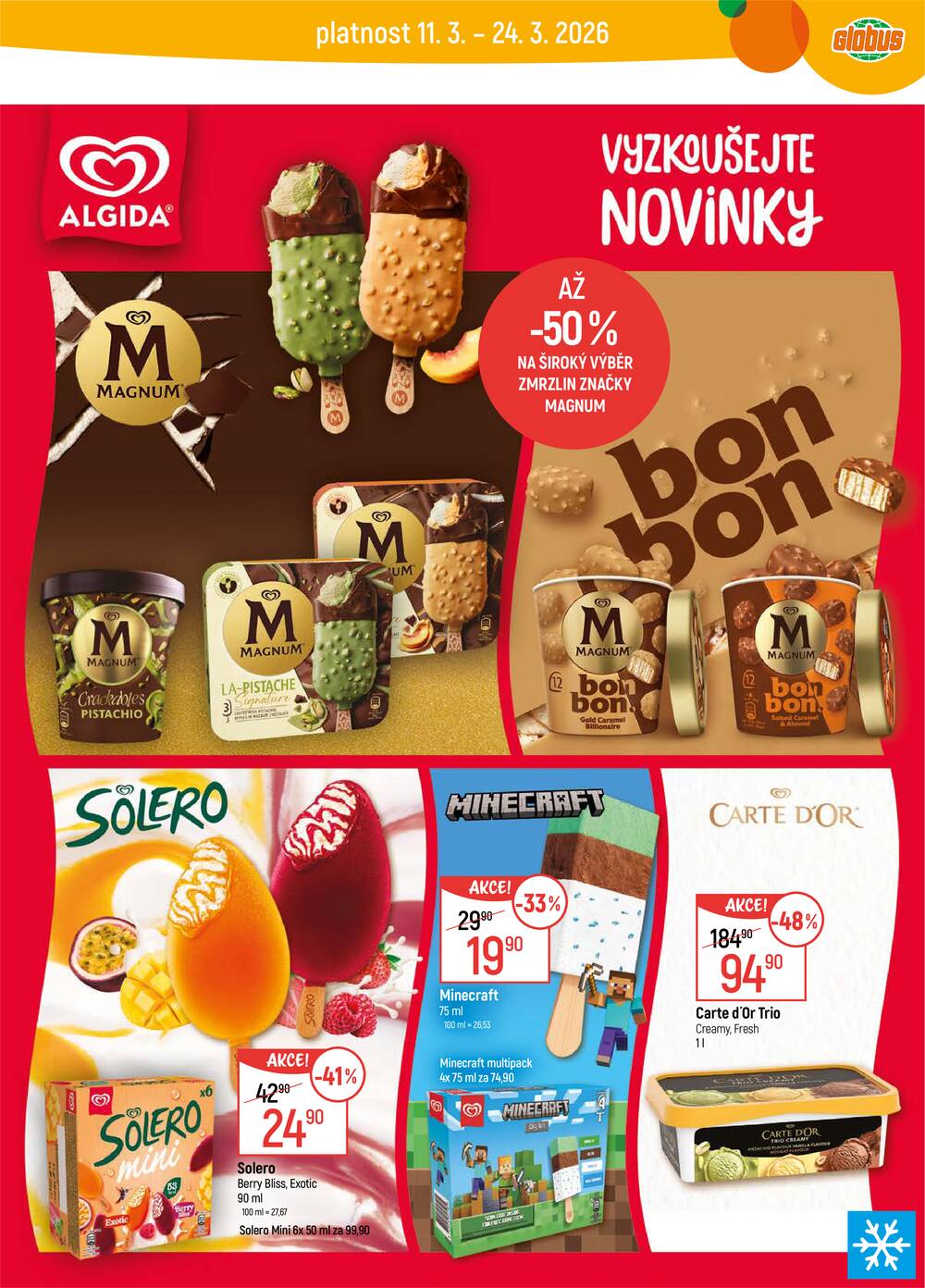 Akční leták Globus 11.3. - 17.3.2026 - Globus Opava