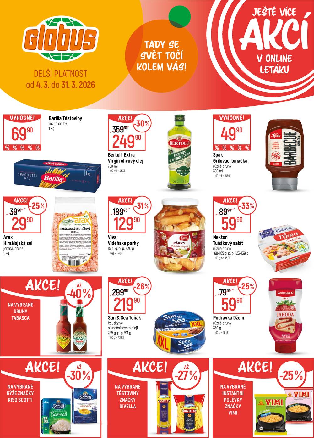 Akční leták Globus 11.3. - 17.3.2026 - Globus Opava
