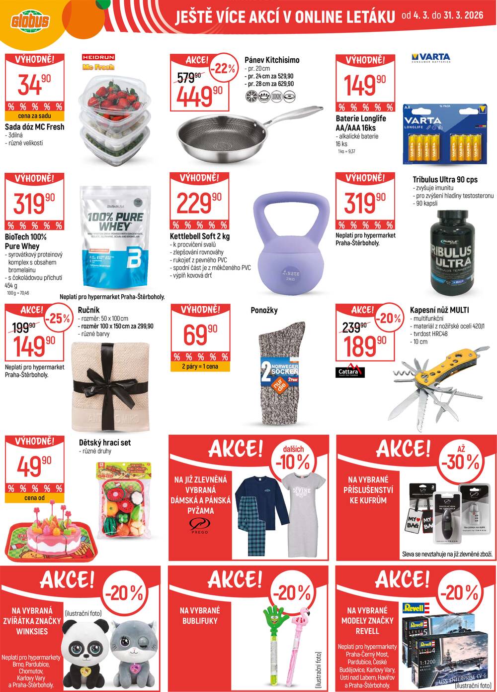 Akční leták Globus 11.3. - 17.3.2026 - Globus Opava