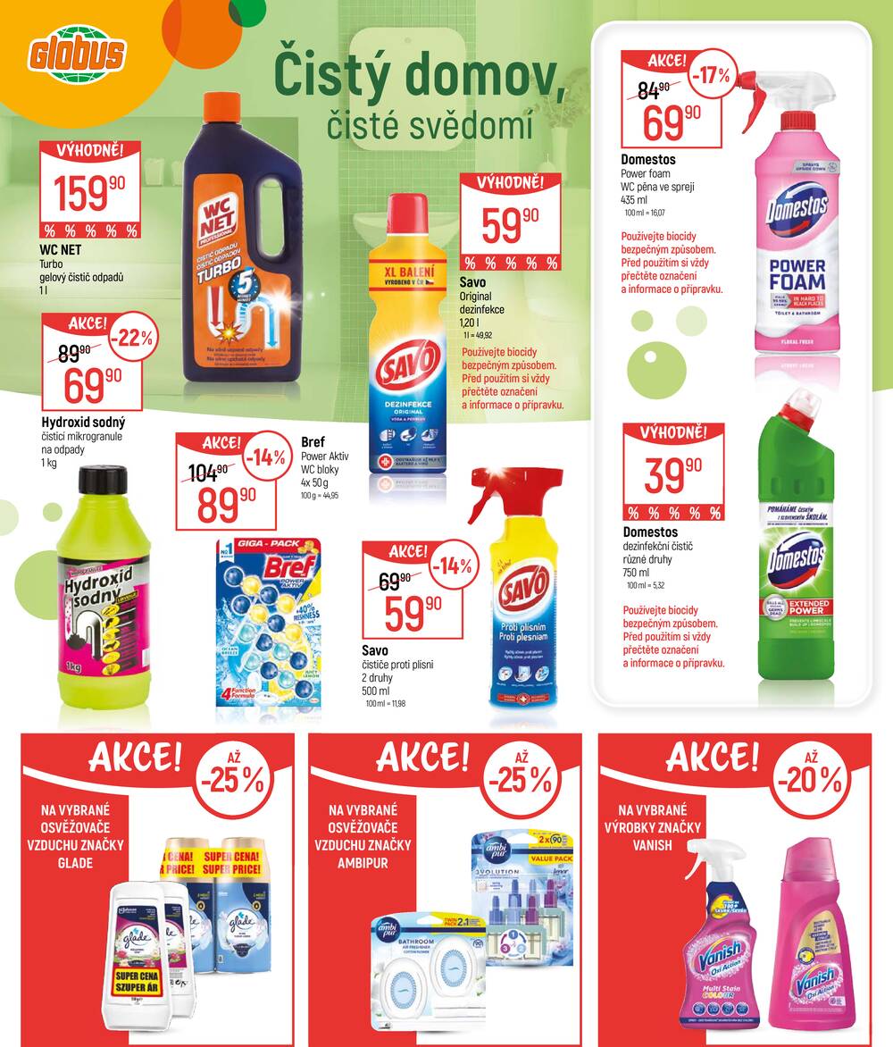 Akční leták Globus 11.3. - 5.4.2026 - Globus Chotíkov u Plzně