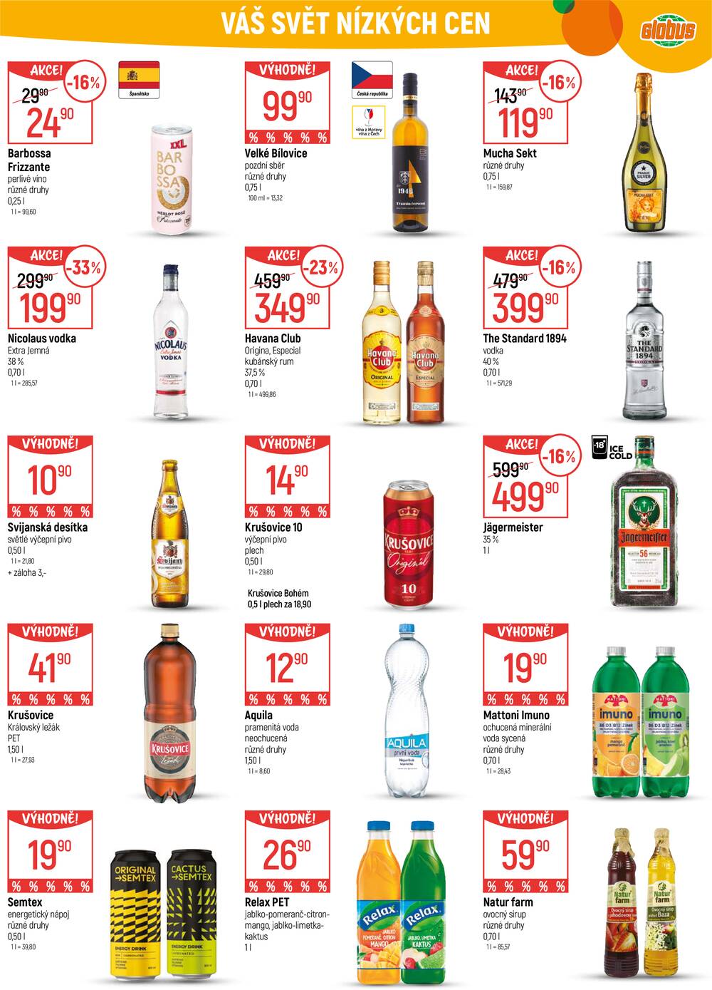 Akční leták Globus 11.3. - 17.3.2026 - Globus Praha - Štěrboholy