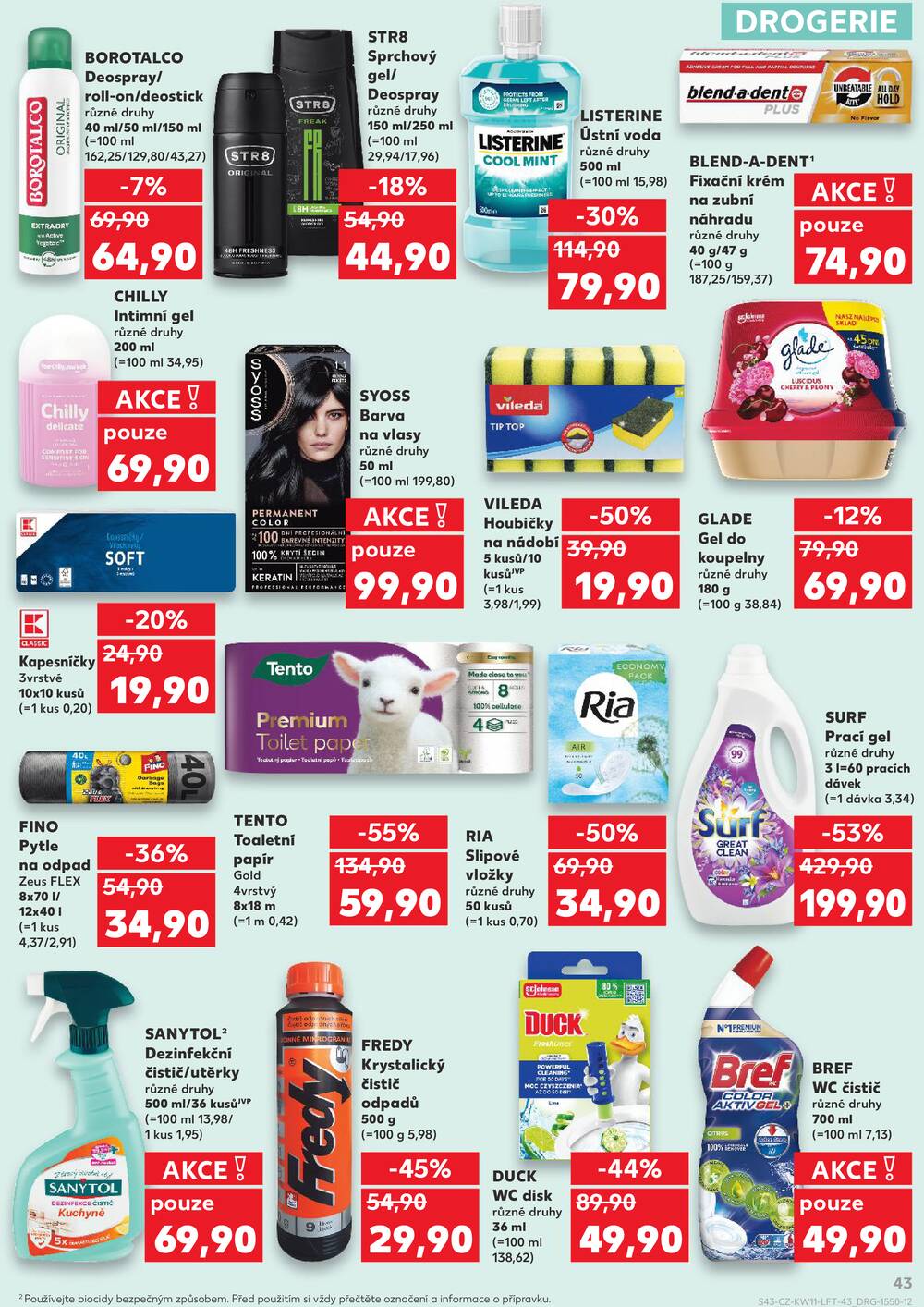 Leták Kaufland - Kaufland 11.3. - 17.3. - Kaufland - Třeboň - strana 43