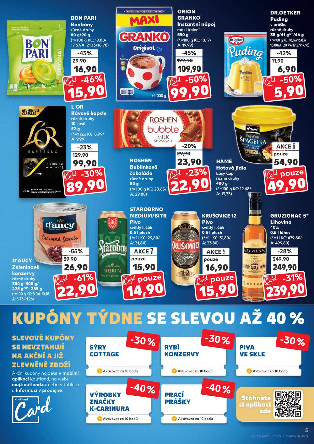Leták Kaufland - Kaufland 11.3. - 17.3. - Kaufland - Praha 3 (Jarov) - strana 5