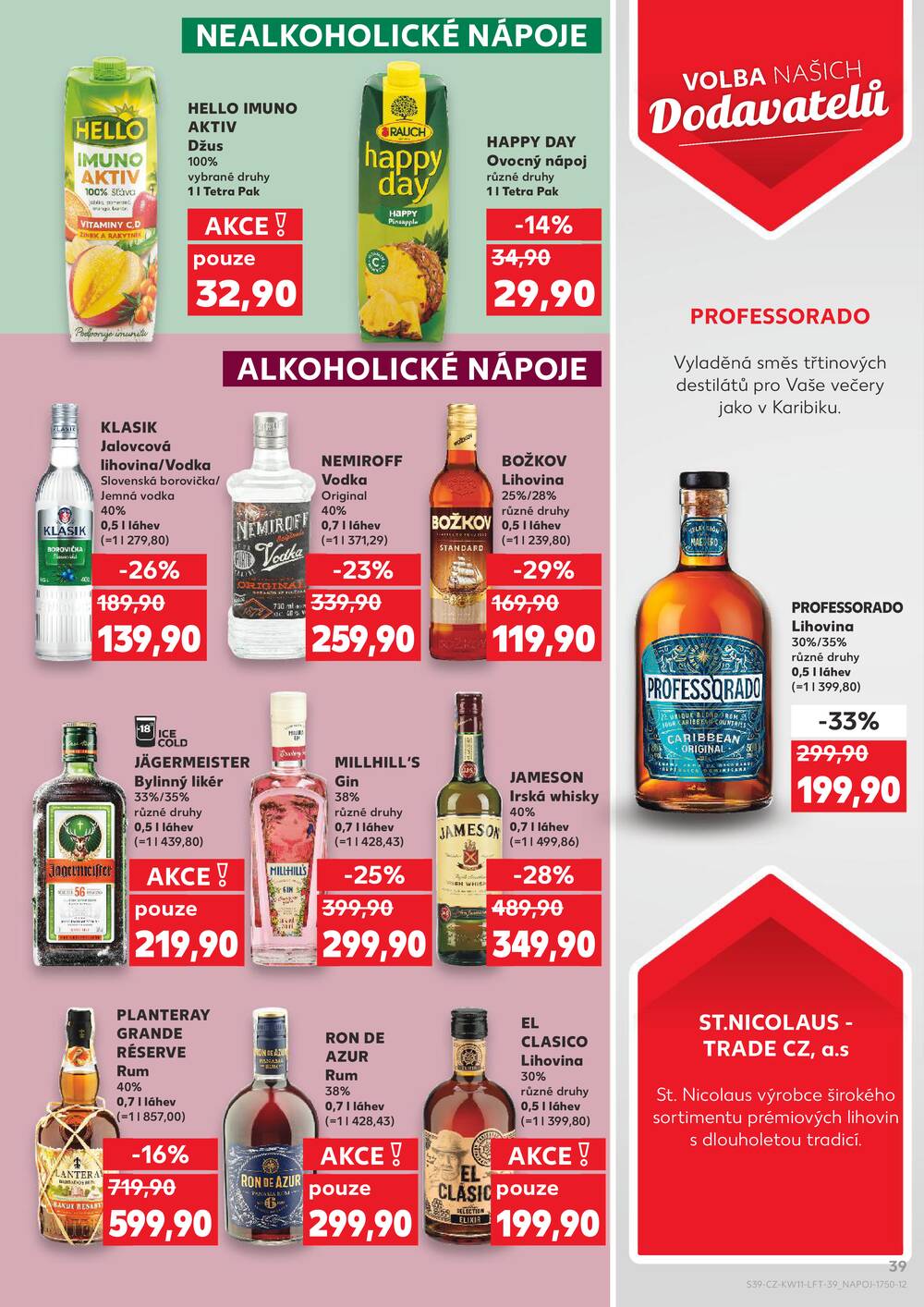 Leták Kaufland - Kaufland 11.3. - 17.3. - Kaufland - Náchod - strana 39