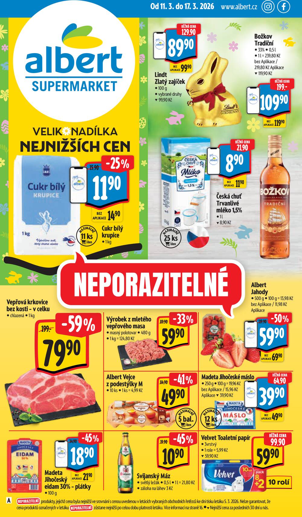 Albert Supermarket od 11.3. do 17.3.2026
