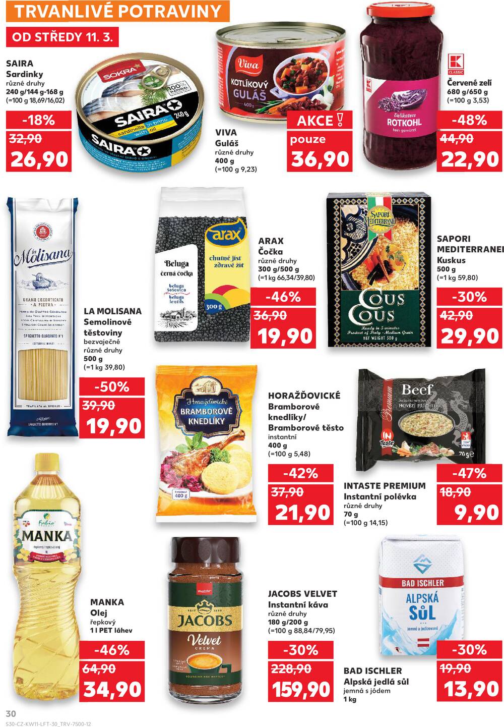 Kaufland 11.3. - 17.3. - Kaufland - Zábřeh na Moravě